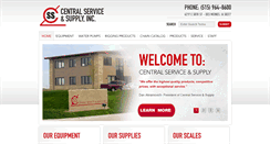 Desktop Screenshot of centralsands.com